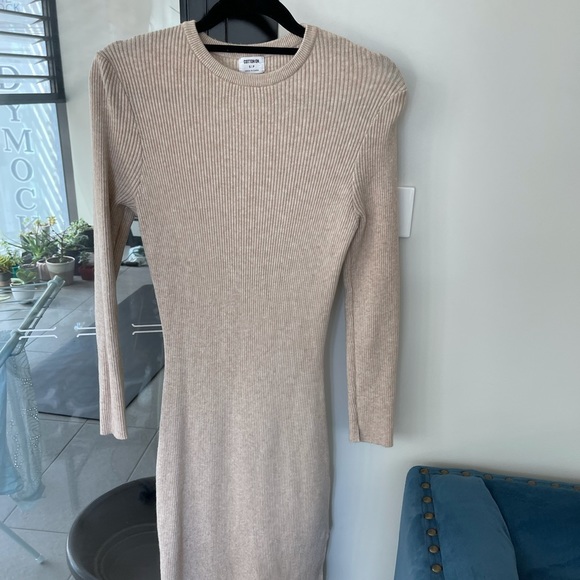 Cotton On knit Midi Dress w/ Split - Size S - Picture 7 of 8